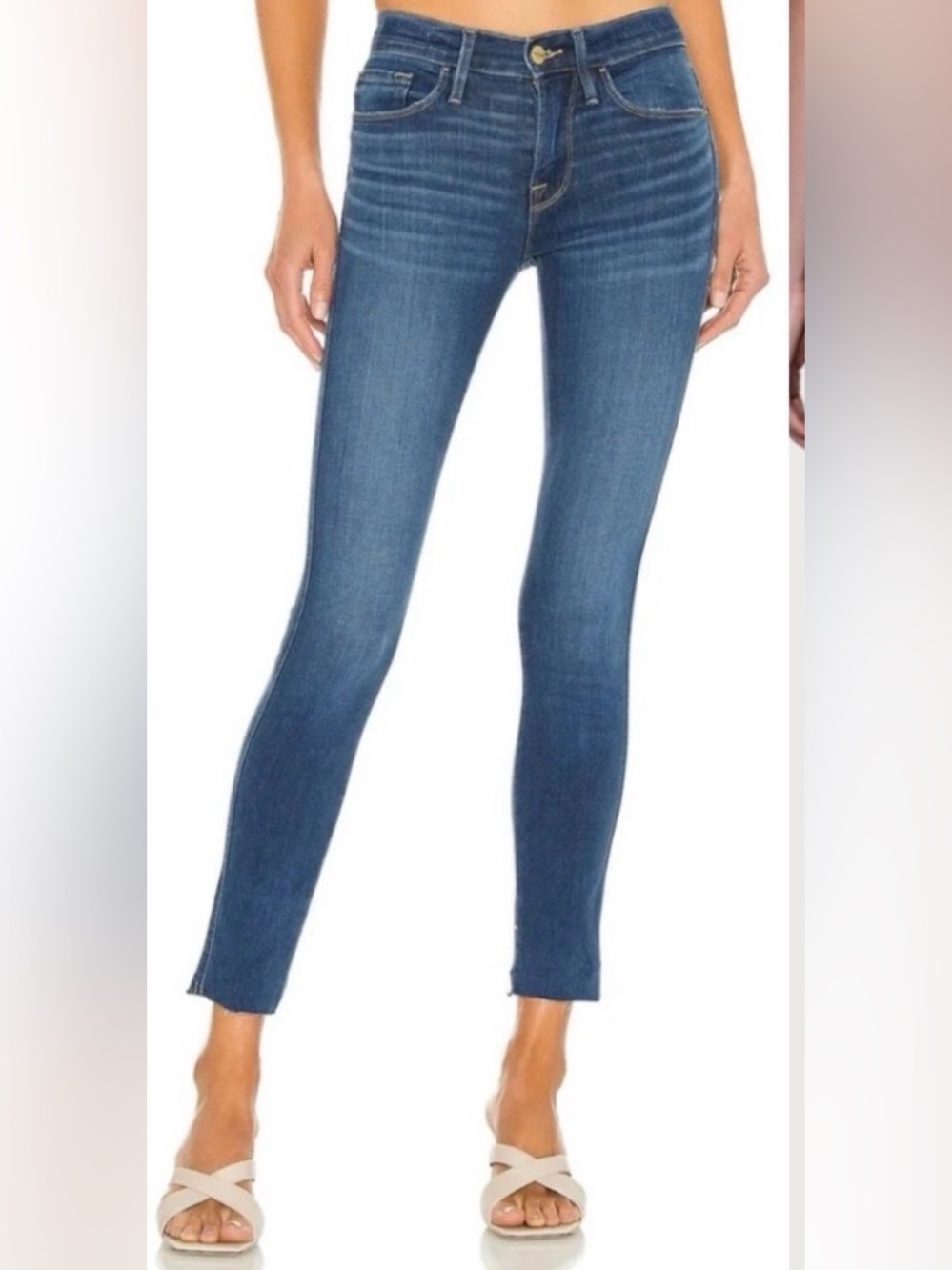 FRAME Le Skinny De Jeanne Low Rise Jeans 26 | Designer Skinny Denim | Slim Fit